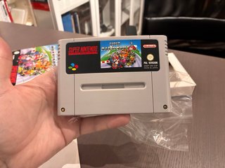 Super Mario Kart SNES Caja Manual Cartucho