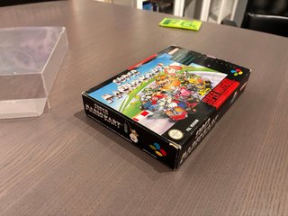 Super Mario Kart SNES Caja Manual Cartucho
