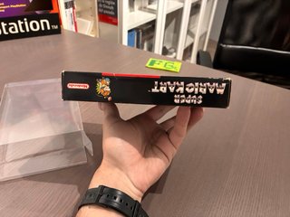 Super Mario Kart SNES Caja Manual Cartucho