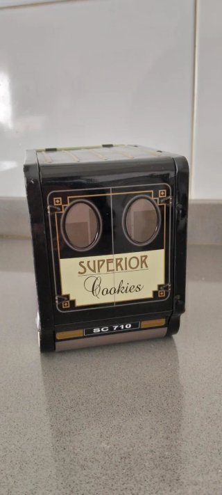 Lata Vintage Camión Superior Cookies