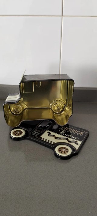 Lata Vintage Camión Superior Cookies