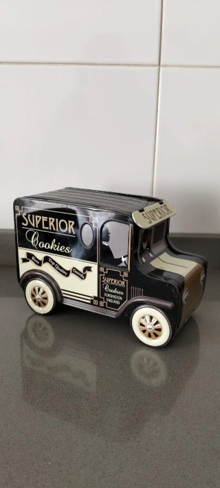 Lata Vintage Camión Superior Cookies