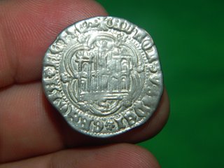 Lote 4 monedas medievales plata