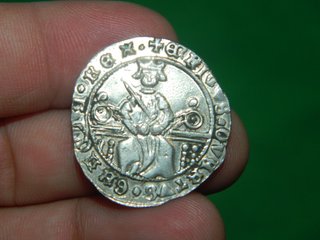 Lote 4 monedas medievales plata