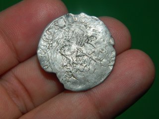 Lote 4 monedas medievales plata