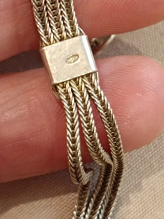 Collar vintage de plata