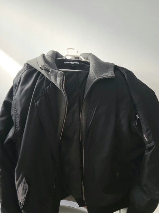 Chaqueta Bomber Karl Lagerfeld Paris Negra