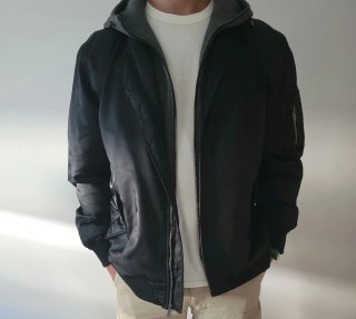Chaqueta Bomber Karl Lagerfeld Paris Negra