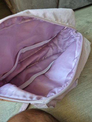 Bolso Mustela para carrito de bebé rosa