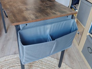 Mesa de escritorio madera y metal