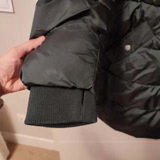 Plumífero verde talla L
