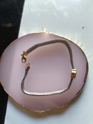 Pulsera Tous Acero y Oro Oso y enganches