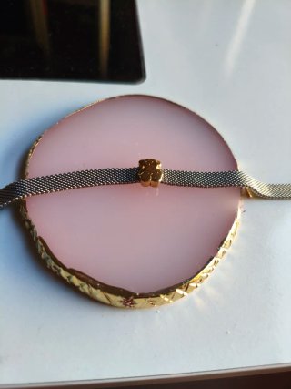 Pulsera Tous Acero y Oro Oso y enganches