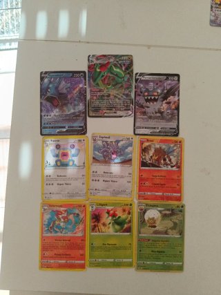 9 Cartas Pokémon.