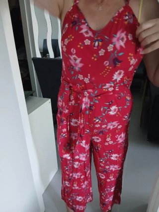 Mono largo estampado floral
