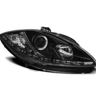 Pareja de Faros delanteros para Seat Leon 09-12 co