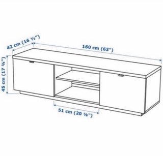 Mesa TV Ikea Blanca