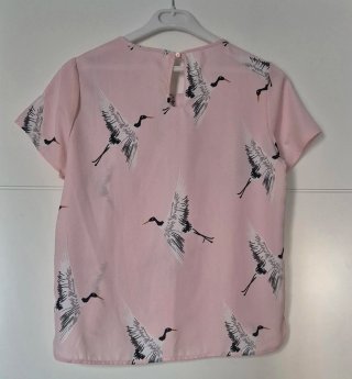 Blusa Talla S Estampado Cigüeñas