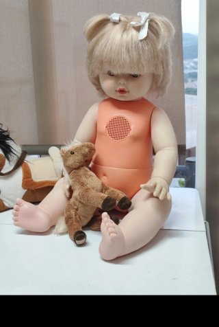 Muñeca antigua años 80 dé la casa B.B