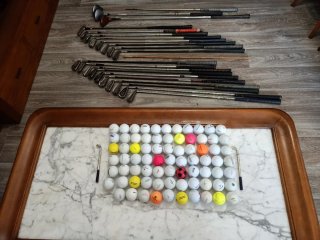Palos de golf + 80 bolas de regalo