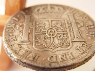 Moneda Plata 8 Reales 1819 Fernando VII Méjico