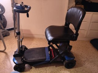 Scooter plegable Apex Transformer color azul
