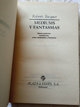 'Mediums y fantasmas', Robert Tocquet (1972)