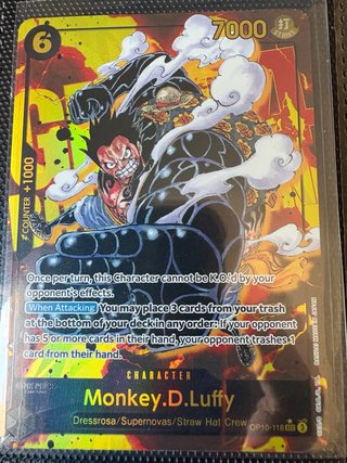 Monkey D. Luffy OP10-118 Carta One Piece