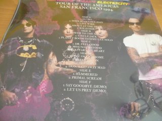 Vinilo motley crue Tour San Francisco 1994