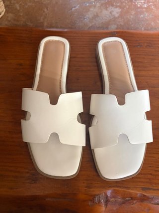 Chanclas blancas H talla 38