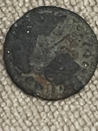 Lote 2 monedas cobre antiguas sin identificar