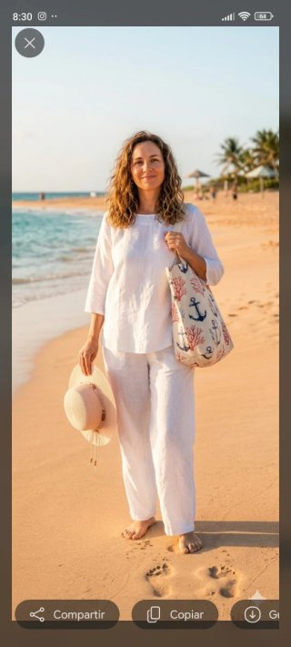 Conjunto Bolso Playa y Sombrero
