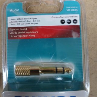 Philips SWA30305/10 Adaptador Audio 3.5mm a 6.35mm