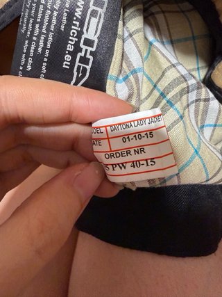 Chaqueta de piel de mujer para moto marca RICHA