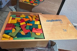 Juego Construcción Arquitectura Madera 115 Piezas