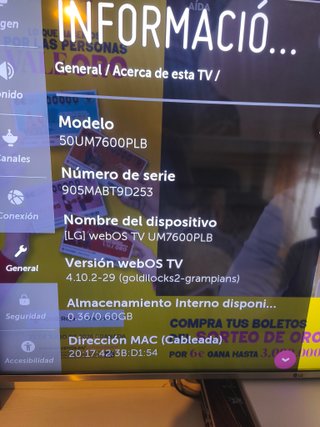 TV LG 50 4K UHD Smart TV