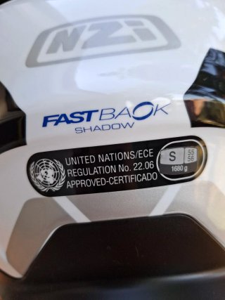 Casco Modular Nzi FastbackDuo apertura 180 Talla S
