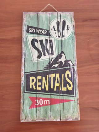 Cuadro Decorativo Ski Montaña