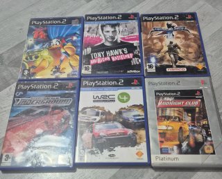 Lote 6 Cajas Vacías PS2 con Carátulas