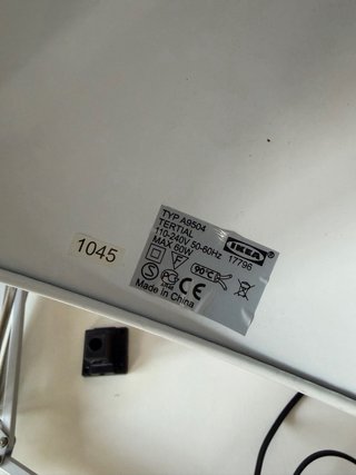 Flexo de metal gris