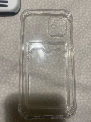 Funda iPhone 12 / transparente , blanca y negra
