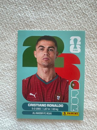 Cromo Cristiano Ronaldo FIFA 23 Panini