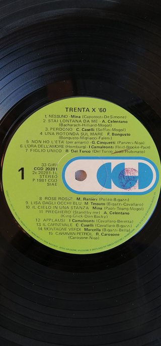 Vinile 33 Giri 30x60 - 30 Successi '60