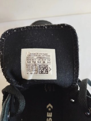 Converse Zapatillas Caña Alta Negras