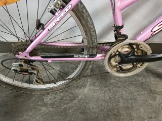 Bicicleta 24 rosa