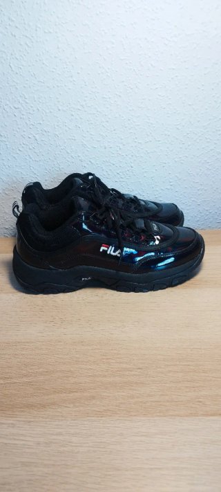 Zapatillas Fila Charol Negras Talla 39