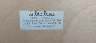 Appendiabiti in legno decorato Le Petit Prince