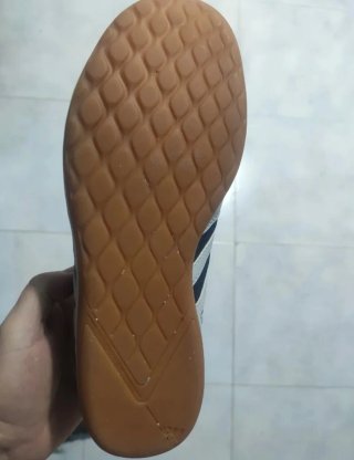 Zapatillas Fútbol Sala Adidas Blancas y Moradas