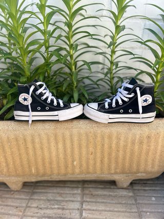 Converse All Star negras y blancas 31