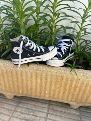 Converse All Star negras y blancas 31
